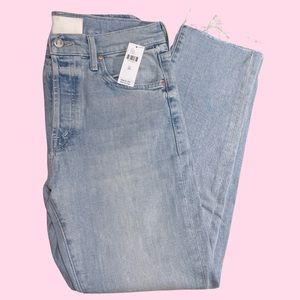 *NWT* New Mother “The Scrapper Cuff Ankle Fray” in Lonely Hearts Club Size 26